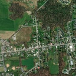 Elverson map(satellite map)