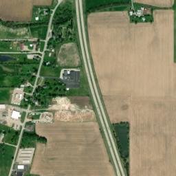 Wakefield Ohio High Resolution Satellite Map