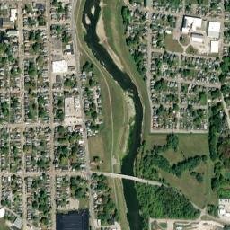 Piqua map(satellite map)