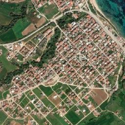 Néa Fókaia map(satellite map)