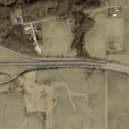 Fountain County map(satellite map)