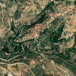 Riodeva map(satellite map)