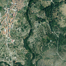 Garganta la Olla map(satellite map)