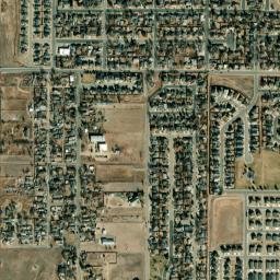 Evanston Colorado High Resolution Satellite Map