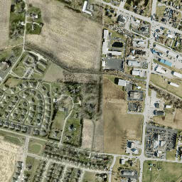 399 Jefferson Avenue, Plain City, OH  High Resolution Satellite Map