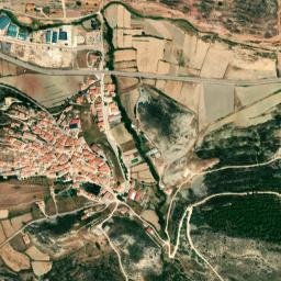 Salvacañete map(satellite map)
