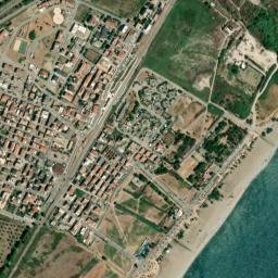 Rocca Imperiale Marina map(satellite map)
