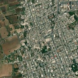 Scorrano map(satellite map)