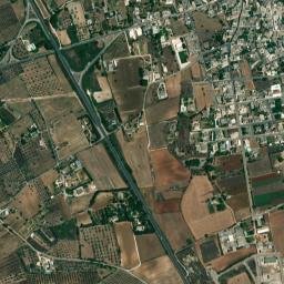 Giuggianello map(satellite map)