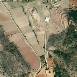 Salinas del Manzano map(satellite map)