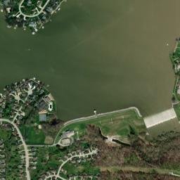 Hamilton County map(satellite map)