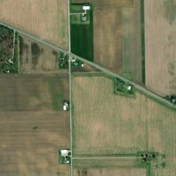 Poplar Ridge Ohio High Resolution Satellite Map