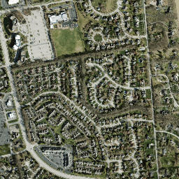 3643 Monahan Lane, Dublin, OH 43016 High Resolution Satellite Map