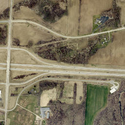 Scott Corners Ohio High Resolution Satellite Map