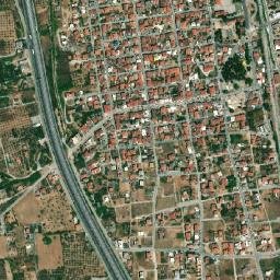 Leptokaryá map(satellite map)
