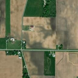 Baker Ohio High Resolution Satellite Map