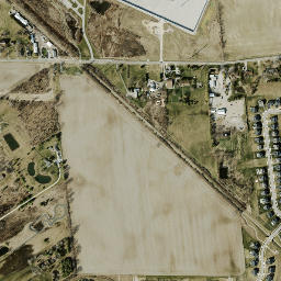 Hayden Ohio High Resolution Satellite Map