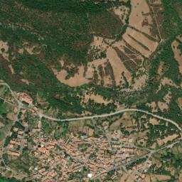 Ulà Tirso map(satellite map)