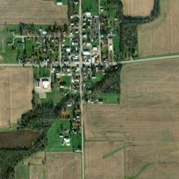 Palestine Ohio High Resolution Satellite Map