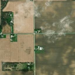 Nineveh Ohio High Resolution Satellite Map