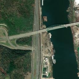 Interstate 470, Bellaire, OH 43906, USA High Resolution Satellite Map