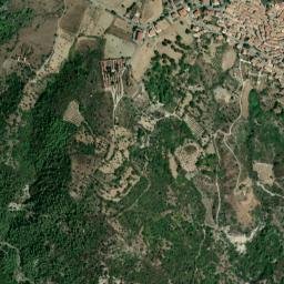 Montegiordano map(satellite map)