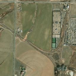 Saint Vrains Colorado High Resolution Satellite Map