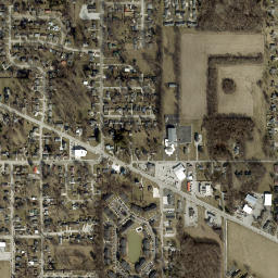 Crawfordsville map(satellite map)