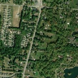 Ovid Ohio High Resolution Satellite Map