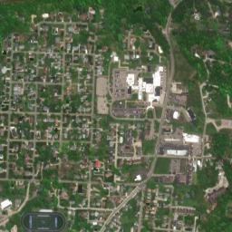 Henderson Heights Ohio High Resolution Satellite Map