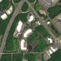 Satellite view of Burlington Country Club