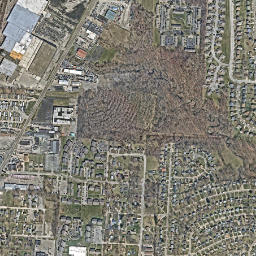 Mifflinville Ohio High Resolution Satellite Map