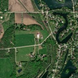 Wayne Lakes Park Ohio High Resolution Satellite Map