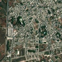 Spongano map(satellite map)