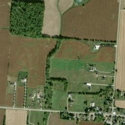 Alcony Ohio High Resolution Satellite Map