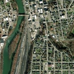 Connellsville map(satellite map)
