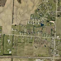 Outville Ohio High Resolution Satellite Map