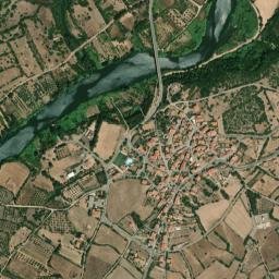 Villanova Truschedu map(satellite map)