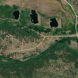 Caribou City Colorado High Resolution Satellite Map