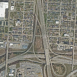 Milo Ohio High Resolution Satellite Map