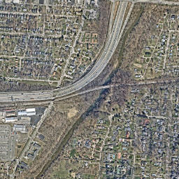 Shepard Ohio High Resolution Satellite Map