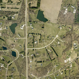 Pinecrest Estates Ohio High Resolution Satellite Map