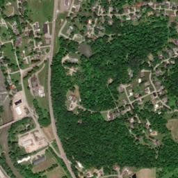 Dillon Falls Ohio High Resolution Satellite Map