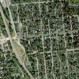 East York map(satellite map)