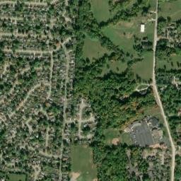 Brookside Park Ohio High Resolution Satellite Map