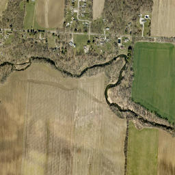 Wooded Hills Ohio High Resolution Satellite Map