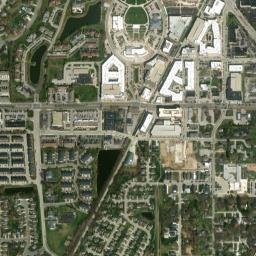 Fishers map(satellite map)