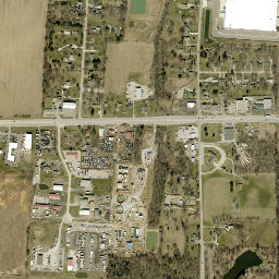 Wagram Ohio High Resolution Satellite Map