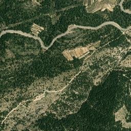 Santa Cruz de Moya map(satellite map)