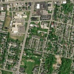 New Rome Ohio High Resolution Satellite Map